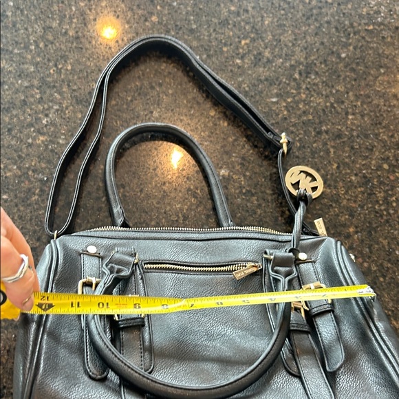 Michael Kors Black Satchel with Gold Accents - Picture 5 of 7